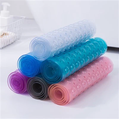 40*100cm Неплъзгаща се подложка за баня Масажна подложка за крака Дълга PVC подложка за вана Подложка за душ